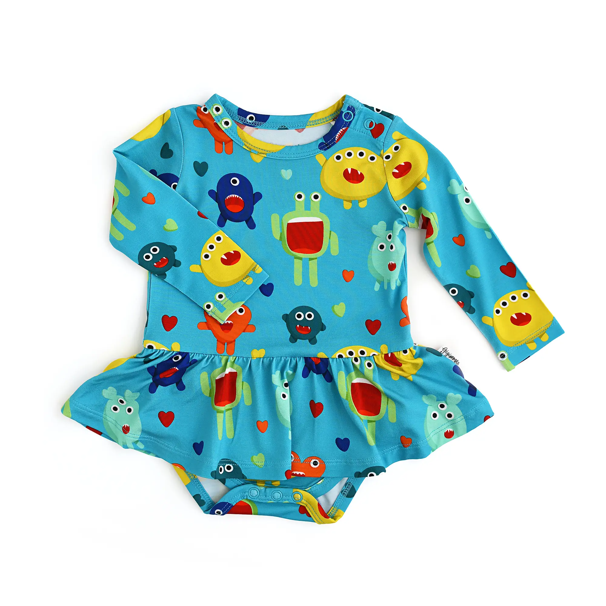 Finn Tutu Baby Outfit Valentines Day Love Monsters