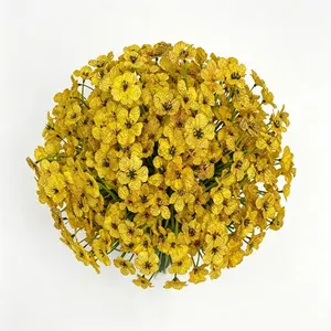 36 pcs outdoor artificial plastic flowers, spring grass violets, Decorative, UV-resistant and non-fading fake flowers, plants suitable for outdoor and household hanging flower pots, porches, courtyards, Thanksgiving, wedding party decorations