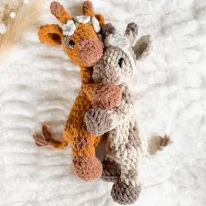 Easy Crochet Giraffe No Sew Amigurumi Cute Animal Tutorial