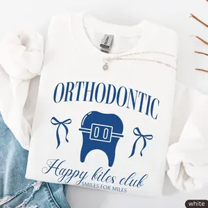 Orthodontic Assistant T-Shirt OR sweatshirt , Orthodontic Assistant Grad Short Sleeve  Cotton Fabric