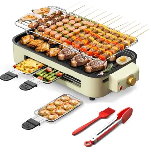 Indoor Grills Electric  - Versatile  Indoor Grill for  Cooking, Featuring Indoor Grills Electric , Skillet Griddle, and  Griddle White