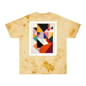 I AM ART Unisex Color Blast T-Shirt: Vibrant Geometric Abstraction