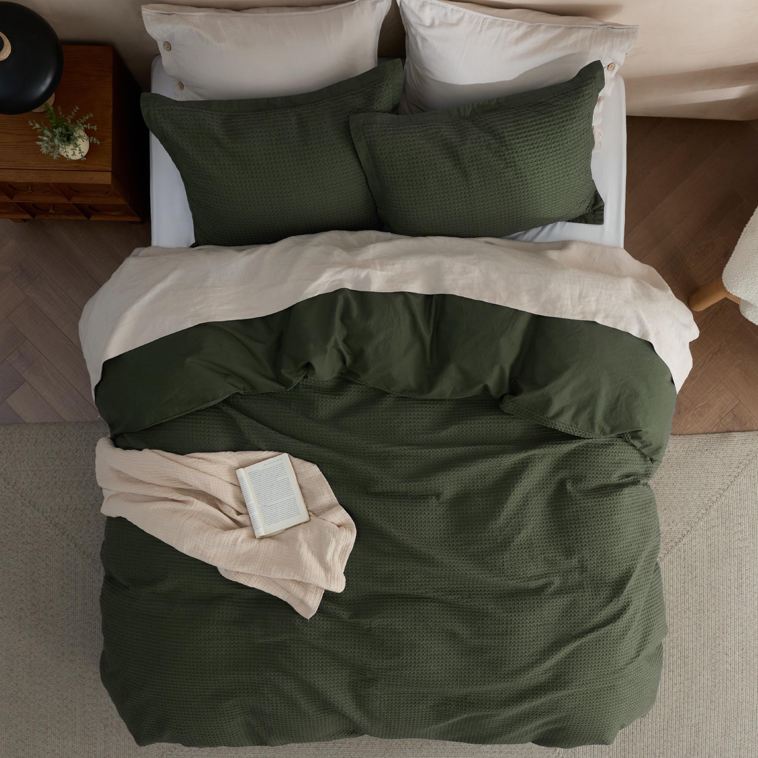 Bedsure Cotton Duvet Cover Set,Moody Color, 100% Cotton Waffle Weave Duvet Cover, Pure Woven Breathable Bedding Set for All Season, 3 Pieces Bedsure Cotton Duvet Cover Set,Moody Color, 100% Cotton Waffle Weave Duvet Cover, Pure Woven Breathable Bedding Set for All Season, 3 Pieces