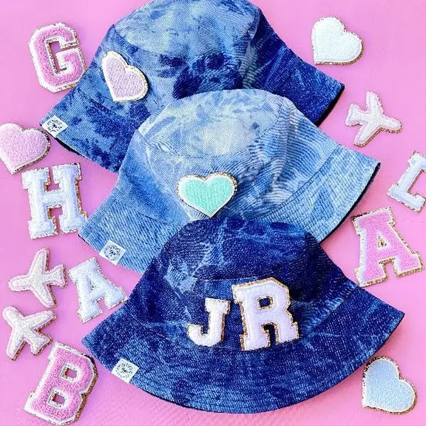 Denim Personalized Bucket Hat