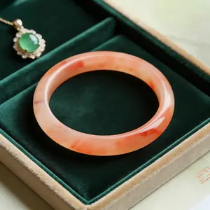 Women's Ice Transparent Imitation Jade Bangle | New Chinese Design for Daily Wear