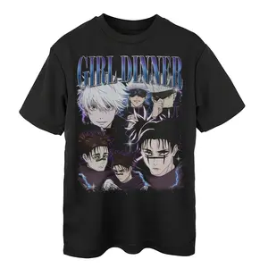 Gojo and Choso Retro Vintage Anime Manga T-Shirt Sweatshirt Hoodie Fabric Womenswear Tops Underwear
