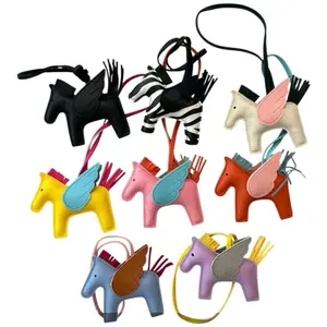 Pony Bag Charm - Colorful Horse Design with Fringe Details for Fun and Fashionable Accessories