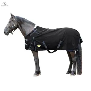 Outdoor 1680D Water-Resistant Premium Equestrian Snuggit Turnout Blanket with 300g Insulation