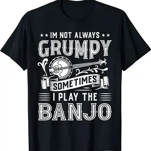 Banjo Player Bluegrass Folk Appalachia Country Music Men T-shirt