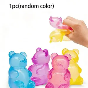 Stress Relief Ball, Little Bear Maltose Pinch Stress Relief Toy, Pinch Music Stress Relief Tool, Slow Rebound Design, Decompression Squeeze