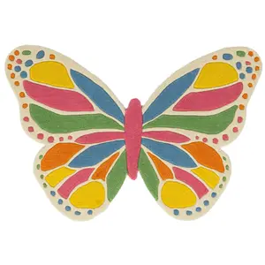Rugs.com x HappyRugs Butterfly Rug