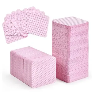 1080PCS Nail & Eyelash Glue Bottle Wipes – Manicure Lint-Free Magic Cotton Pads in Box, Nail Polish Remover Pads for Cleaning and Gel Polish Removal, Professional Nail Art Tools