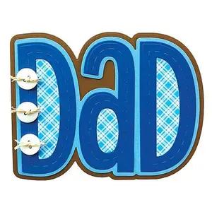 Crafts & Sewing The Stamps of Life Dad Shaped Card Fold-it