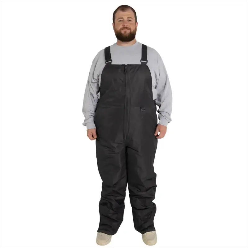 Men's Big and Tall Insulated Ski Bibs 2XL-7XL, Snow Country Overland Waterproof Snow Bib Overalls with Front Zip, Regular, Short and Tall