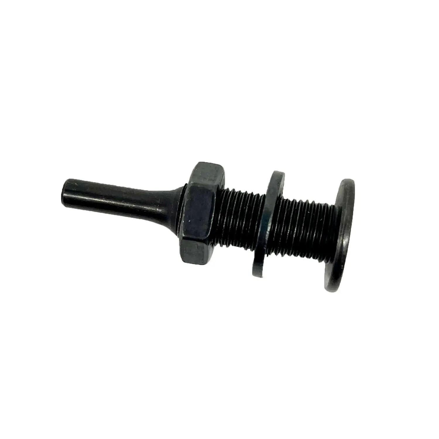 Maverick Abrasives | 1/2-Inch Mandrel for Mini Buffing Wheels – Durable, Precision-Fit Tool for Polishing | 1/4" Shank Fits Drills & Die Grinders | For 1/2" Arbor Mini Wheels | Steel, 2.25" Length, Washer & Nut Included (Not for Airway Wheels)
