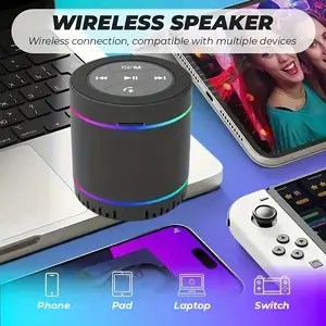 Portable Music Player with Wireless Speaker, Subwoofer, Stereo Sound, Home & Outdoor Use, Compatible with Any Smartphone