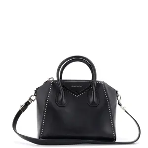 Pre-owned GIVENCHY Leather Top Handle Bags Antigona Bag Studded Small by Rebag