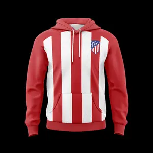 Sudadera Atletico de Madrid Local 24 Football Hoodies Shirt for Him, Gift for Fan, Adult Menswear Full Sizes S-5XL