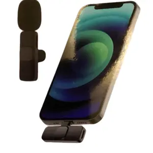 M Wireless Microphone with Wind Muffs, Bluetooth Adapter for iPhones, Includes Wind Protection vacuum phone