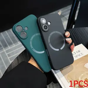 Apple 17 Pro Phone Case, Magsafe Magnetic iPhone 14/15 Plus Wireless Charging, 16 Pro Max Drop Proof, Liquid Magnet Phone Case