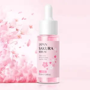 Sakura Serum, Moisturizing Facial Serum, Brighten Skin Tone, Hydrating Facial Essence, Niacinamide Face Lotion for Women & Men All Skin Types, Hydrate