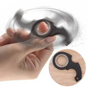 Second-Generation Fingertip Gyroscope Keychain, Anxiety Relief Stress Reducing Toy, Rotatable Sensory Keychain, Anxiety Relief Product