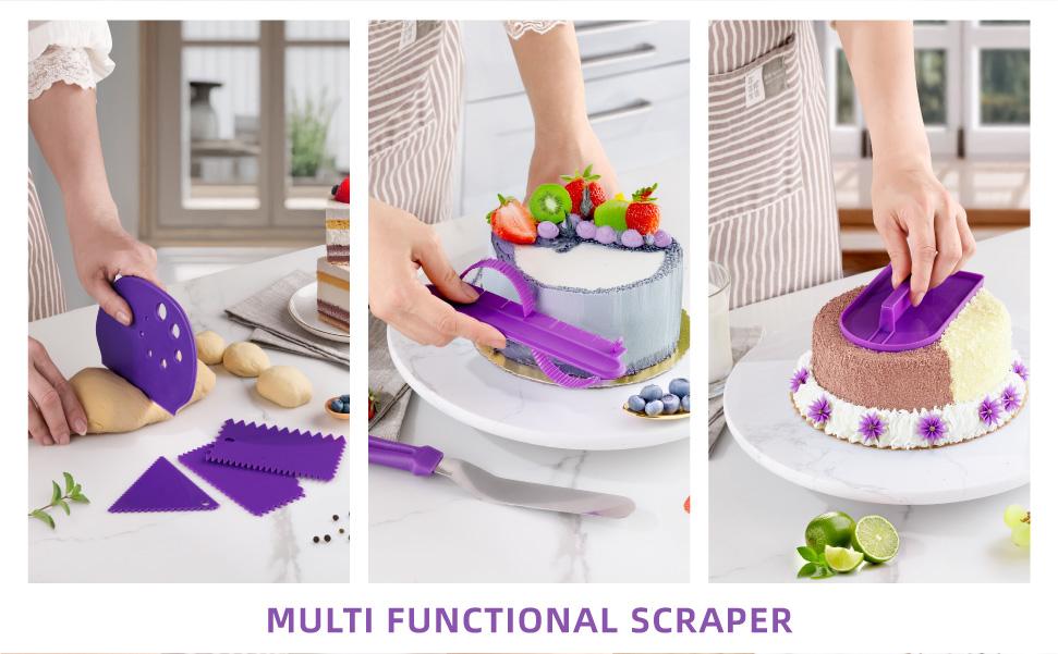 235 Pcs Purple Cake Decorating Kit with Storage Box, 100 Piping Bags, 48 Icing Tips, Scrapers & Spatulas - Complete Baking Supplies Set for Beginners, Professional Cake Tools for Birthday & Party 235 Pcs Purple Cake Decorating Kit with Storage Box, 100 Piping Bags, 48 Icing Tips, Scrapers & Spatulas - Complete Baking Supplies Set for Beginners, Professional Cake Tools for Birthday & Party