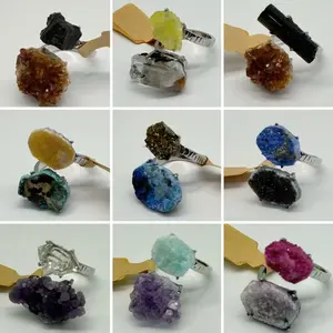 [No.692-700 Tray #22] Unique Handmade Crystal Ring