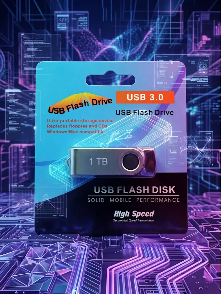 1TB USB 3.0 Flash Drive - Up to 1000MB/s Read Speed, Up to 800MB/s Write Speed, Premium Metal Design for Professional Camera Data Storage & Transfers