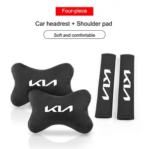 Car Seat Belt Cover Safety Belt Shoulder Protection Pad, Seat Headrest for Kia Models, Comfortable and Durable Design