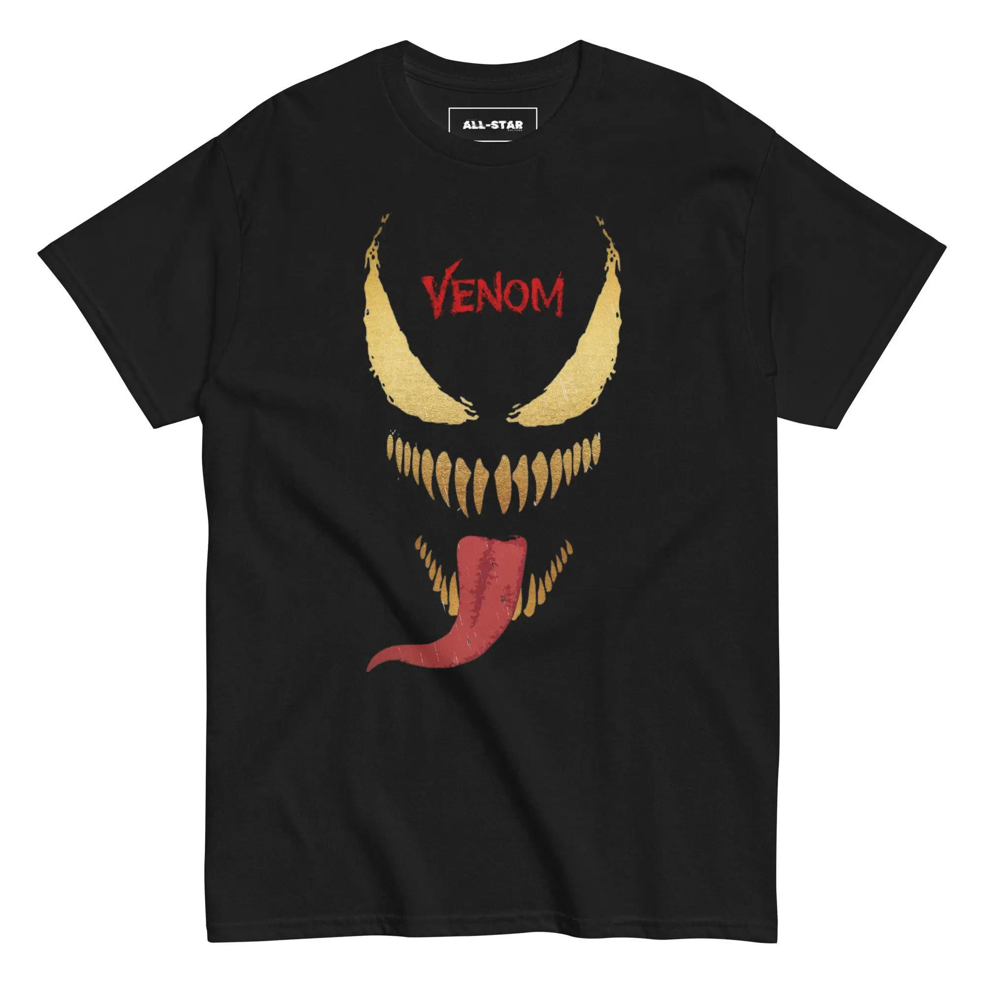 Unisex Venom Graphic T-Shirt - Menswear Casual Short-Sleeve Comfort Fabric Tee, Movie Fan Gift for Men, Family Birthday Present