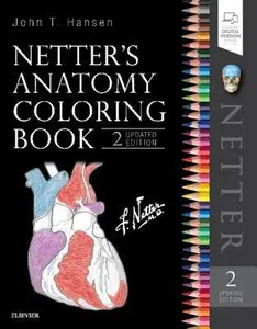 USED-Netter's Anatomy Coloring Book Updated Edition by Hansen, John T. (Paperback)