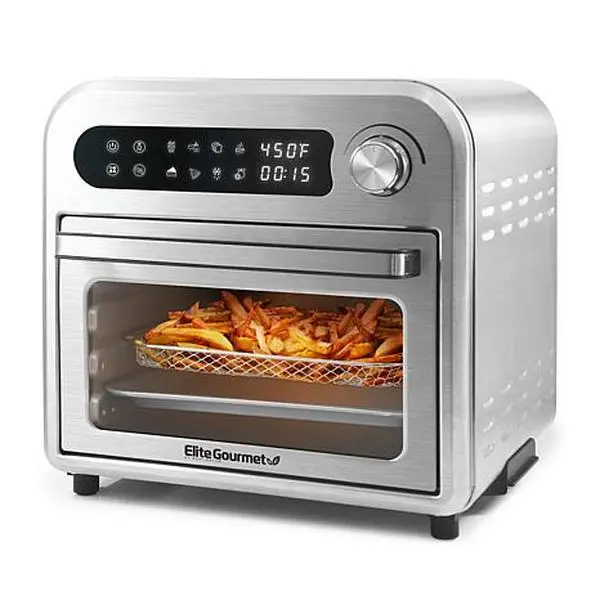 Maxi-Matic Elite Gourmet Infinite-Use Air Fryer Oven - Stainless Steel