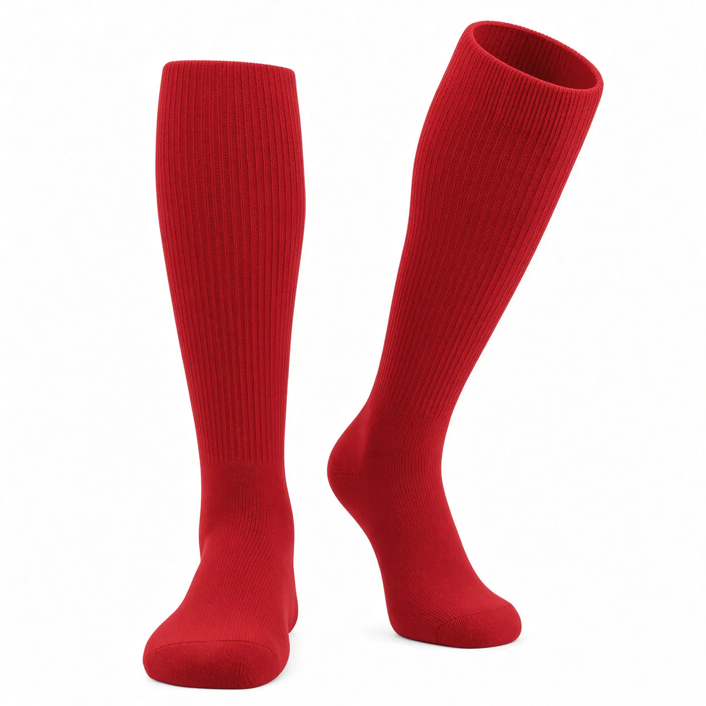 Allsport Performance Knee-High Tube Socks by Pear Sox - Scarlet Red