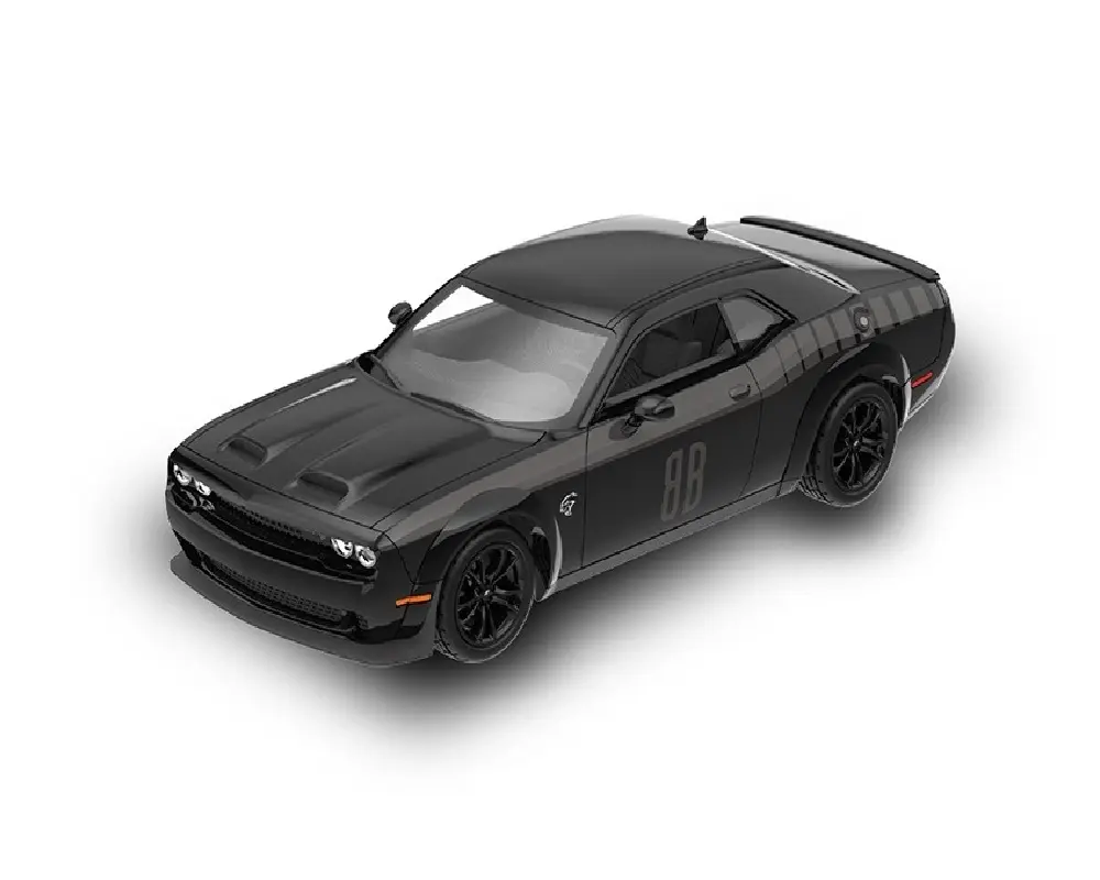 2017 Dodge Challenger SRT Hellcat Widebody Black Bandit 1/64 Scale Diecast Model By Greenlight 28190A-5D1