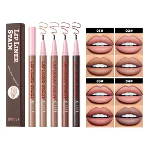 Lip liner makeup waterproof and long-lasting non-stick cup matte not easy to fade outline lip color natural lipstick pen
