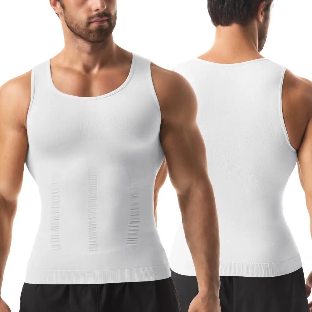 1/2/4 Pack Men Round Neck Compression Tank Top Slimming Body Shaper Vest Shirt Abs Abdomen Slim Seamless Shaping Vest Top Abdominal Corset Men GYM Workout Fitness Shirts Tank Tops Shirts Menswear & Underwear Men's For All Seasons Bestie Socks 1/2/4 Pack Men Round Neck Compression Tank Top Slimming Body Shaper Vest Shirt Abs Abdomen Slim Seamless Shaping Vest Top Abdominal Corset Men GYM Workout Fitness Shirts Tank Tops Shirts Menswear & Underwear Men's For All Seasons Bestie Socks