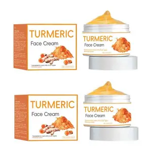 Turmeric VC Cream Rich in Vitamin C & Turmeric Deep Moisturizing Hydrating Nourishing Skin Tightening Soft Elasticity Revitalizes 50g X 2 Moisturizer