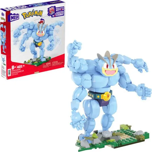 MEGA BLOKS Pokemon: Machamp, 401 Piece Building Toy Set  [COLLECTIBLES] Brick