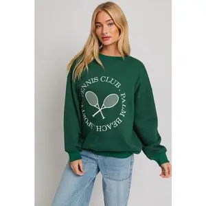 Polo Green Tennis Club Palm Beach Embroidered Sweatshirt