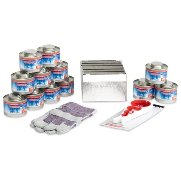 Bobcat Legacy Emergency Stove Kit with 48-Hour Survival Fuel Source Portable Collapsible Stove Wrench & Gloves for Indoor Outdoor Use 2-Wick System for Consistent Heat