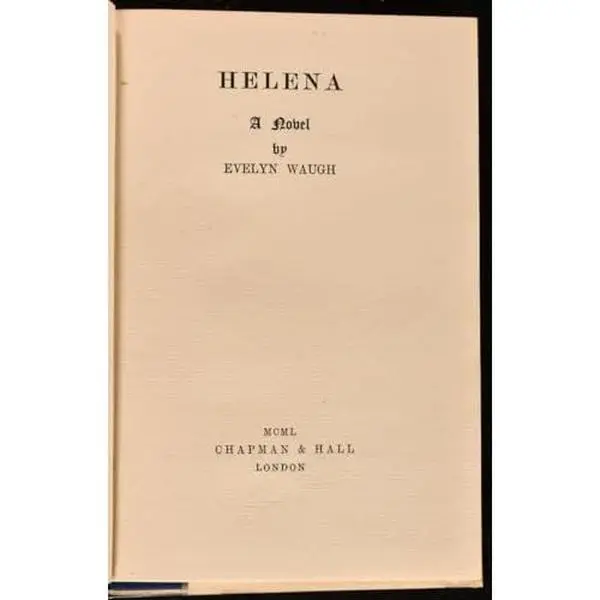 USED-Helena. A Novel by Evelyn Waugh (Hardcover)