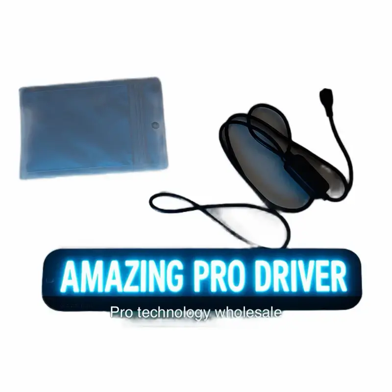 Luz Pro Flex Delivery Driver LED Sign - Bright Colorful Safety Lights for Enhanced Visibility & Energy Efficiency - Easy Install Portable Design - Durable & Professional for Nighttime Deliveries