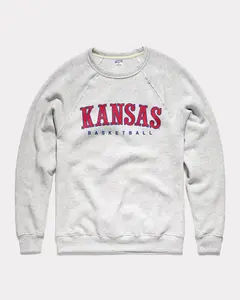 Retro Kansas Basketball Sweater - Best College Basketball Pullover, Vintage Vibes, Modern Comfort, Gifts for All, for Fans, Trending Us Streetwear, Viral on Tiktok Casual Pullover Crewneck
