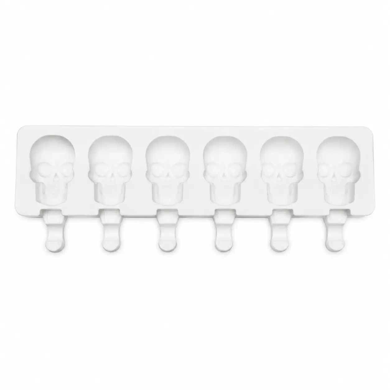 Skull Cakesicle Mold – Halloween Silicone Popsicle & Chocolate Mold