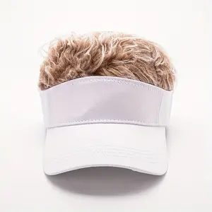 New Cross-Border Product: Men's European/American Hip-Hop Style Novelty Streetwear Baseball Cap with Wig, Outdoor Snapback Hat