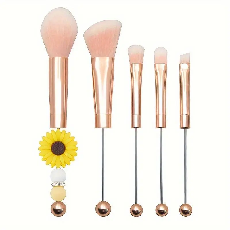 DIY woven makeup brush set, makeup brushes, personalized makeup toolkit, highly suitable as a bridal gift, party item or beauty craft accessory
