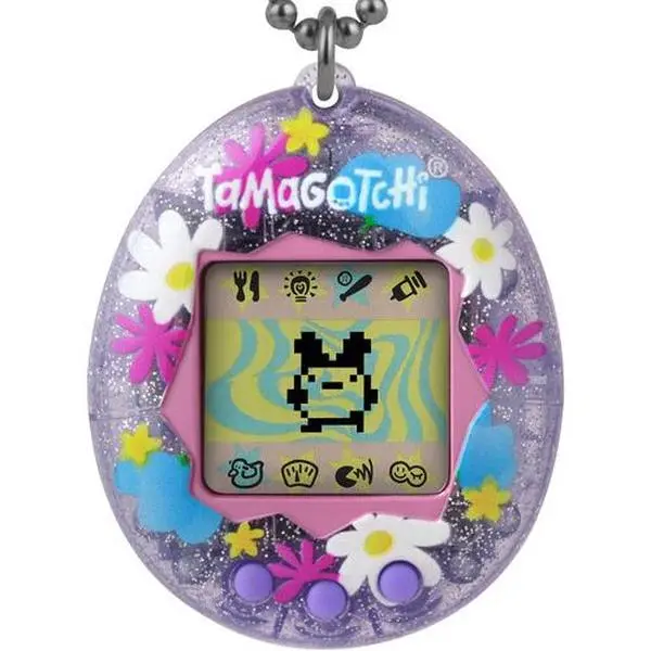 Original Tamagotchi P2 Care Game TV/Character Collectible - Flower Perfume Floral Bottle, Single Unit Blister Pack