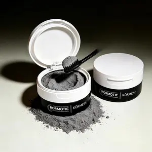 Natural Activated Charcoal Oral Cleansing Tooth Powder, Infused with Lactobacillus & Angelica Extract, for Yellow Teeth & Plaque Removal