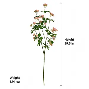 Aesthetic Artificial Millet Berry Picks, 6 Pcs Mix & Match Faux Floral Stems (6 Spikes per Stem, 29.5in) for  Wedding DIY Bride, Cozy Room Decor, Party Photography (White/Purple/Yellow/Pink)